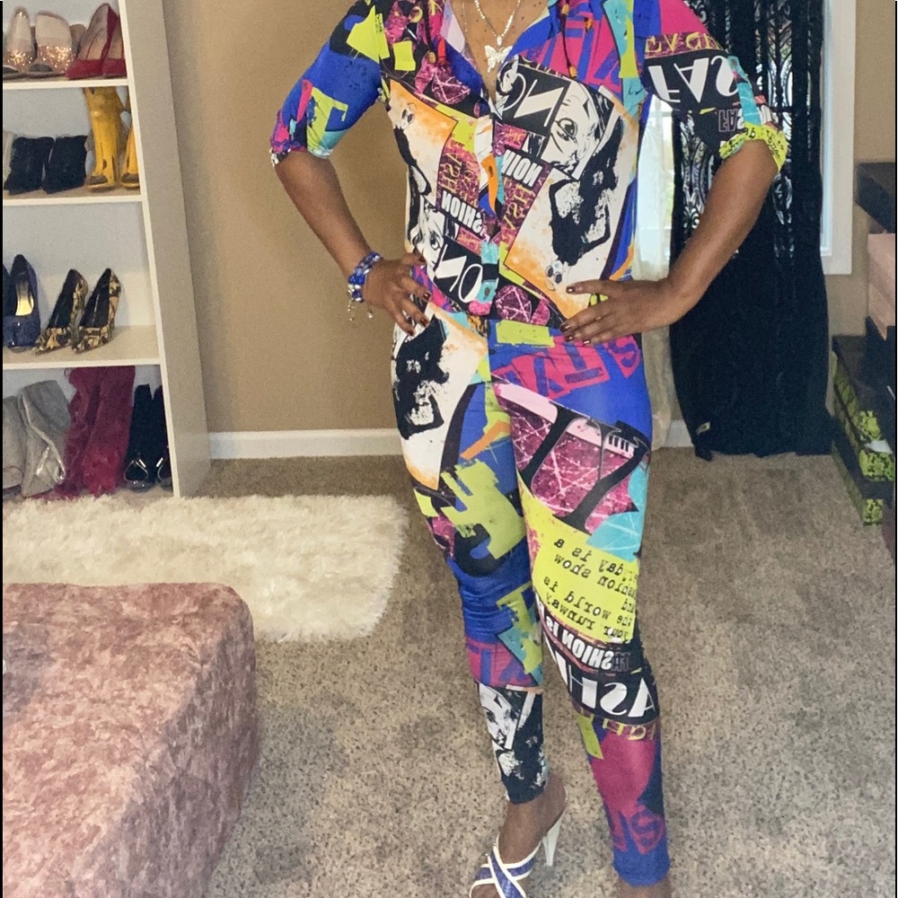 Fun and colorful two piece